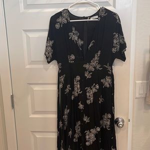 Black with white floral dress from Mod Ref